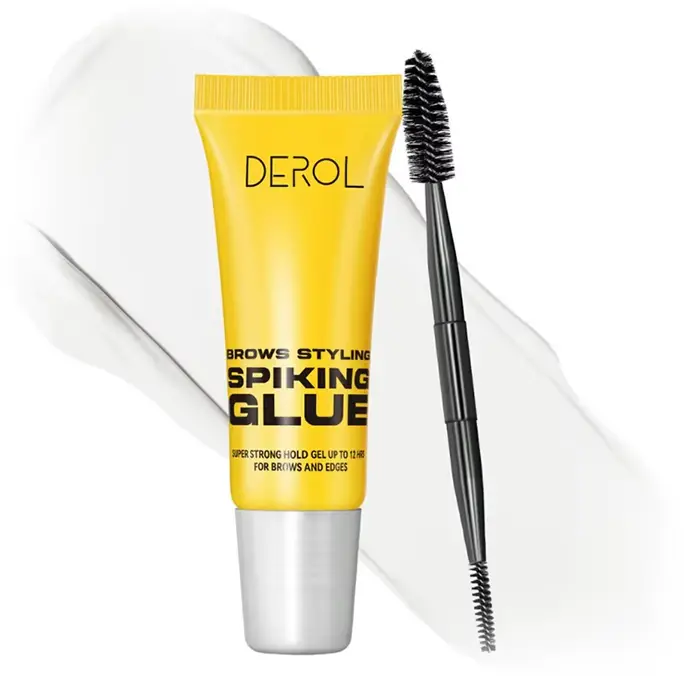 Colle à pointes imperméable pour sourcils, Gel fixateur de sourcils transparent, longue durée, résis