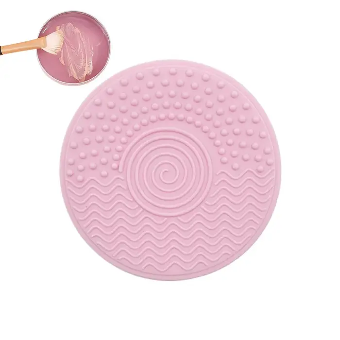 Tapis de nettoyage solide pour pinceaux de maquillage, élimine les traces de couleur, tampon nettoya