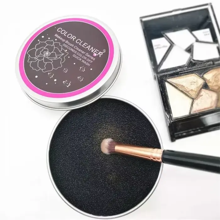Etui de nettoyage des pinceaux à maquillage, outil pour nettoyer rapidement vos accessoires cosmétiq