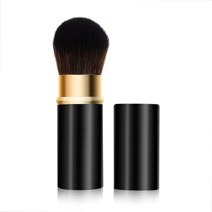 1 pièces pinceaux de maquillage rétractables poudre fond de teint mélange Blush brosse maquillage co
