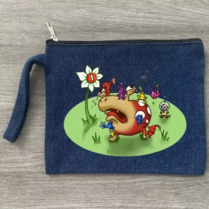 Pikmin – trousse de maquillage imprimée