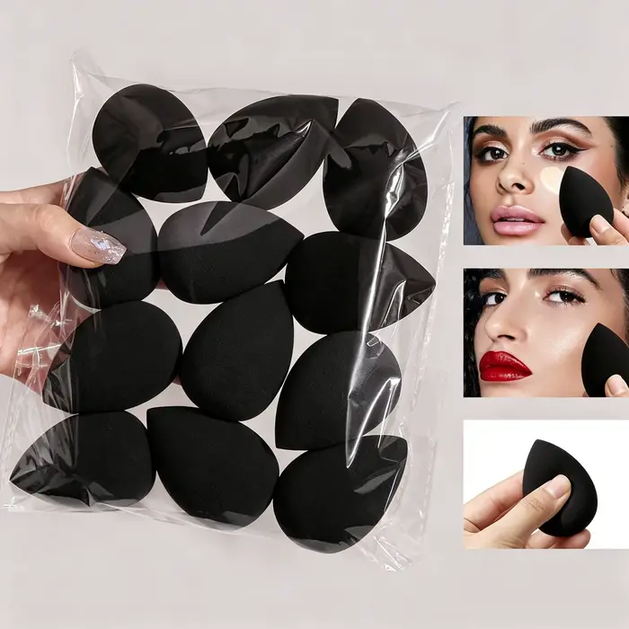 Mélangeur de beauté de taille moyenne, éponge de maquillage multicolore pour une Application parfait