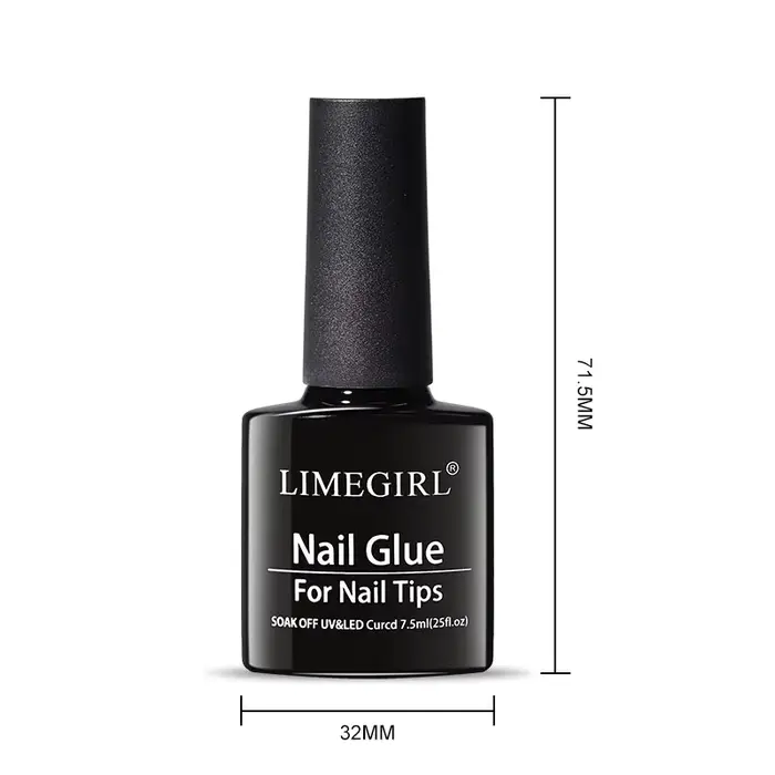LIMEGIRL 7.5ml ongles conseils colle Gel UV colle pour faux ongles acrylique collant adhésif manucur