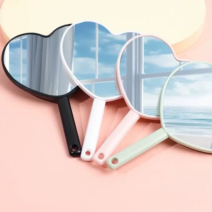 Miroirs de maquillage mignons adaptés au transport