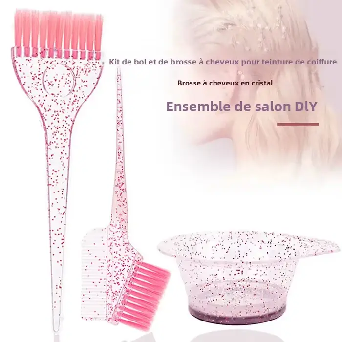 Ensemble de pinceaux de coloration pour cheveux