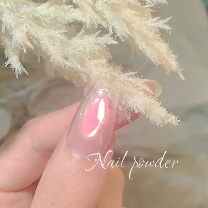 Paillettes pour ongles Aurora glace Transparent Laser magique Aurora arc-en-ciel miroir Gel Pigment 