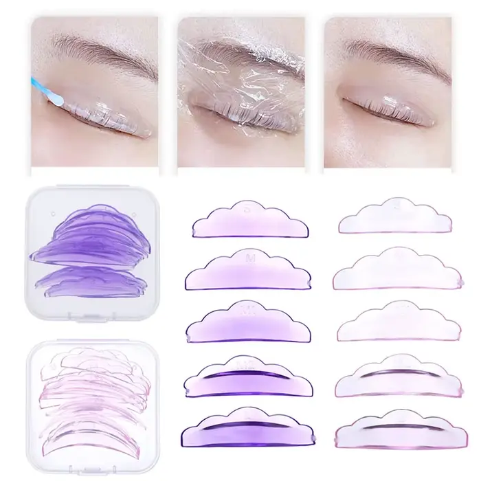 5 paires de coussinets de levage de cils auto-adhésifs