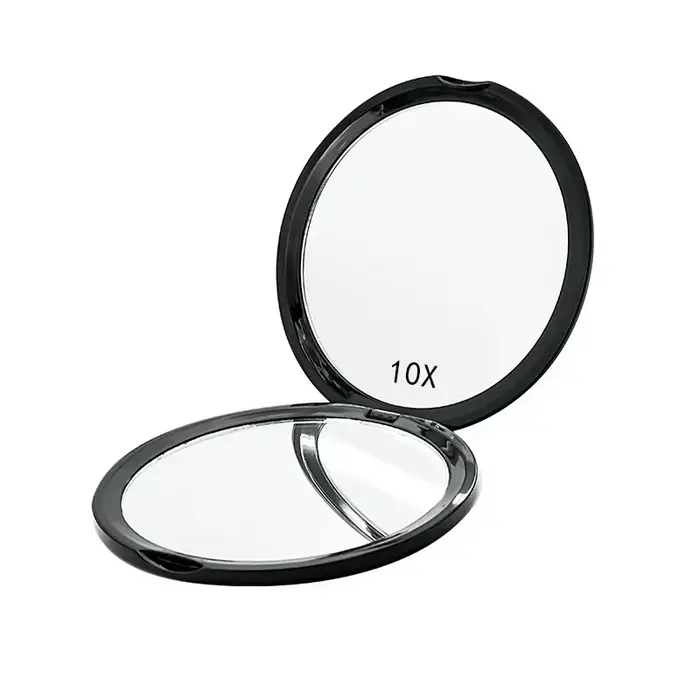 Mini miroir de maquillage Compact de poche, miroir rond Portable de voyage, outils de cosmétiques po