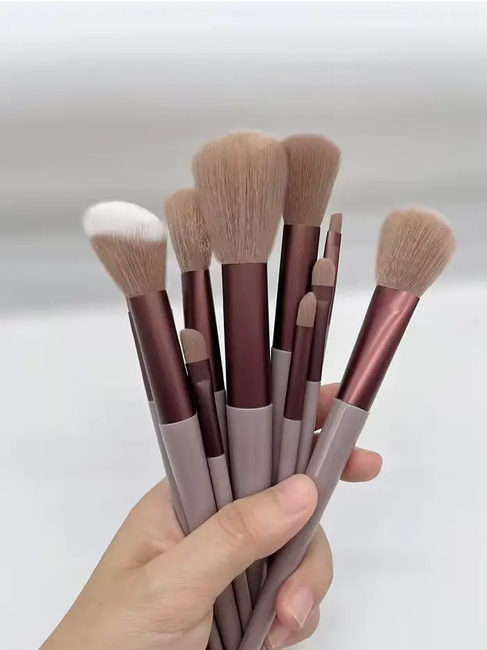 13/15 pièces ensemble de pinceaux de maquillage ombre à paupières fond de teint femmes brosse cosmét