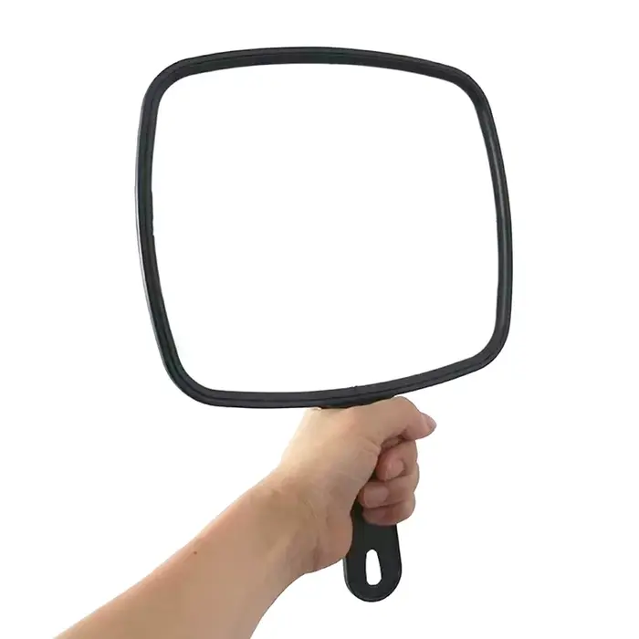 Miroir de coiffeur professionnel avec poignée