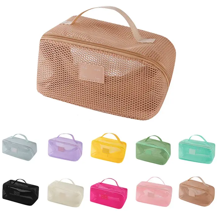 Organisateur de maquillage trousse de toilette féminine sac