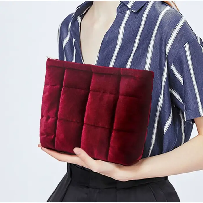Sac à cosmétiques Portable en velours