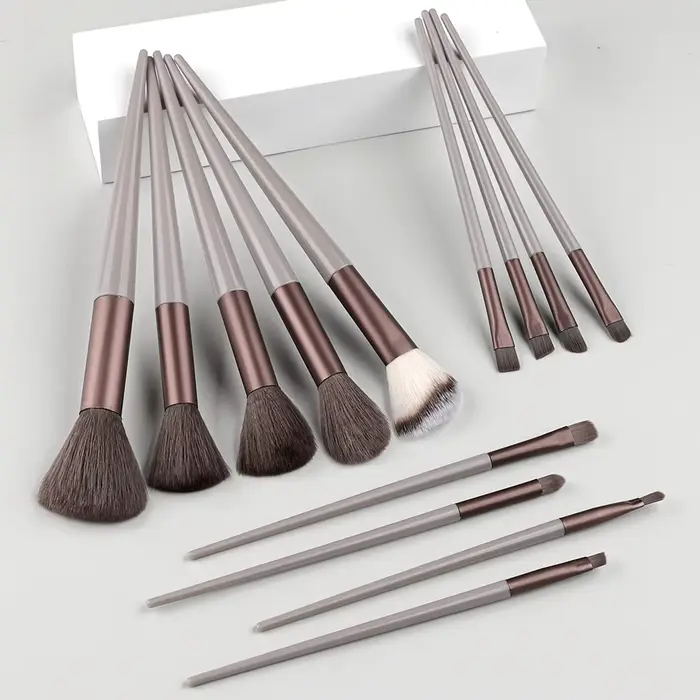 Ensemble de pinceaux de maquillage synthétiques doux de qualité supérieure, 13 pièces, correcteurs d
