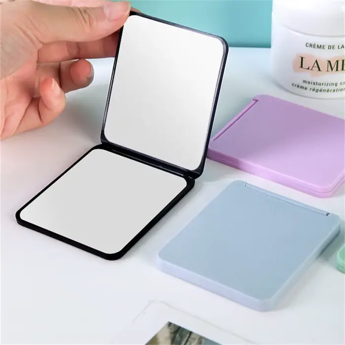 Miroir de Maquillage Pliant Portable de Haute Qualité