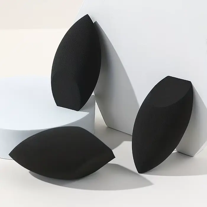Éponge de maquillage pour fond de teint, mélangeur de beauté, forme noire, applicateur de maquillage