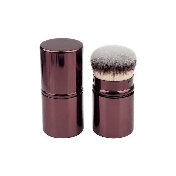 Pinceau de maquillage rétractable, brosse douce et moelleuse pour fond de teint, poudre, correcteur,