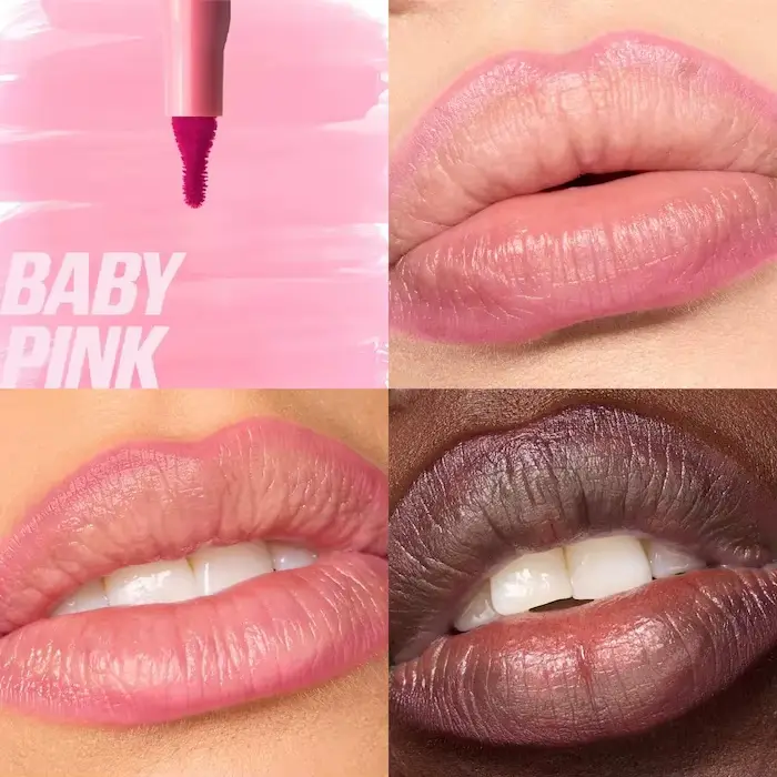 Crayon à lèvres Huda Beauty Nude Mat Imperméable Anti-transfert Rouge Cerise – Stylo Contour des Lèv