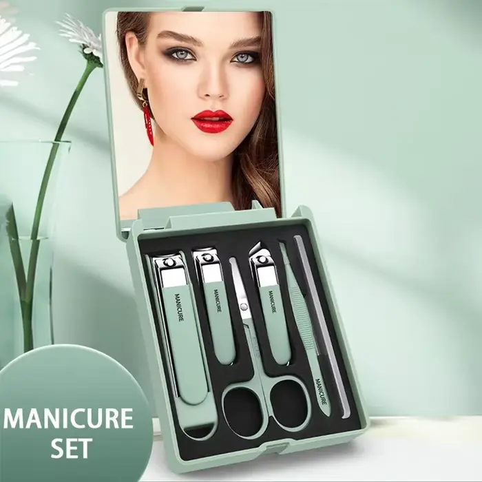 Kit de soins des ongles 6 pièces - Étui de voyage compact