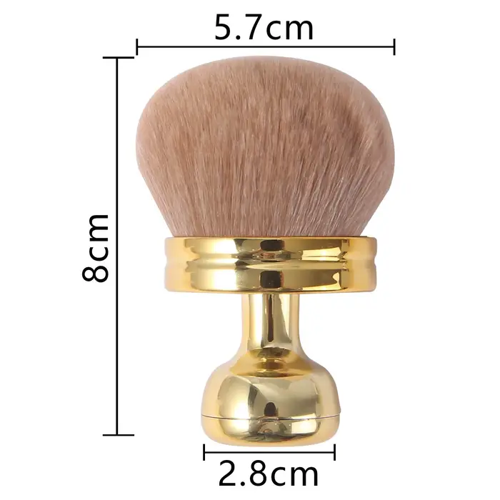 Pinceau Kabuki Professionnel Extra Large pour Autobronzant, Poudre, Fond de Teint, Fard à Joues, Bro