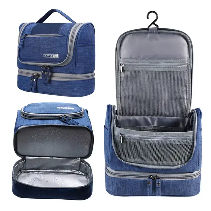 Trousse de toilette Portable avec crochet de suspension
