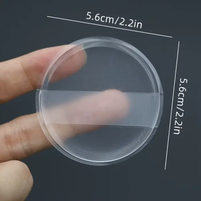 Éponge de maquillage en Silicone transparente, Non absorbante, réutilisable pour fond de teint, corr