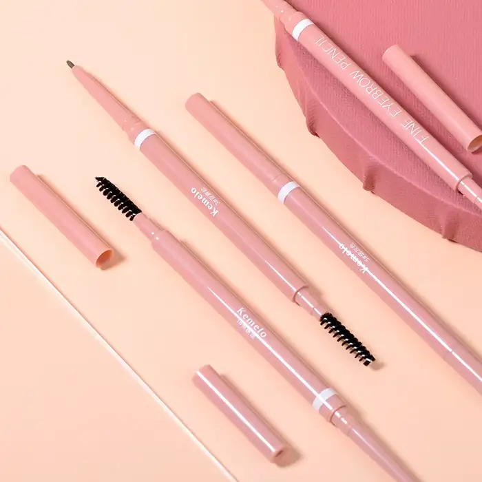 Crayon à sourcils Ultra fin à Double extrémité de 1.5mm (Kemelo) maquillage des yeux professionnel longue durée imperméable à l'eau et à l'épreuve de la sueur pour les femmes