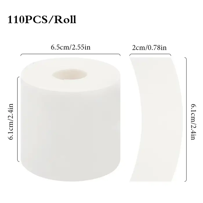 Rouleau de bandes adhésives pour les yeux, 110 pièces/rouleau, patchs sous les yeux, tampons en Gel 