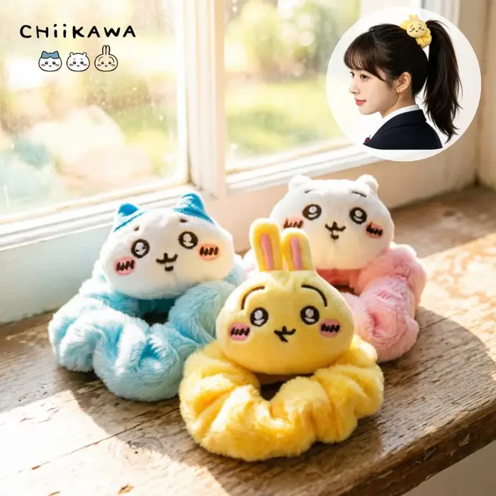 Nouveau best-seller : Serre-tête en peluche Chiikawa Cartoon Kawaii