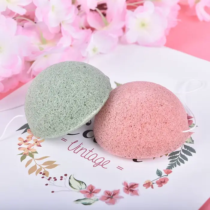 Konjac naturel Konnyaku bouffée exfoliant nettoyer