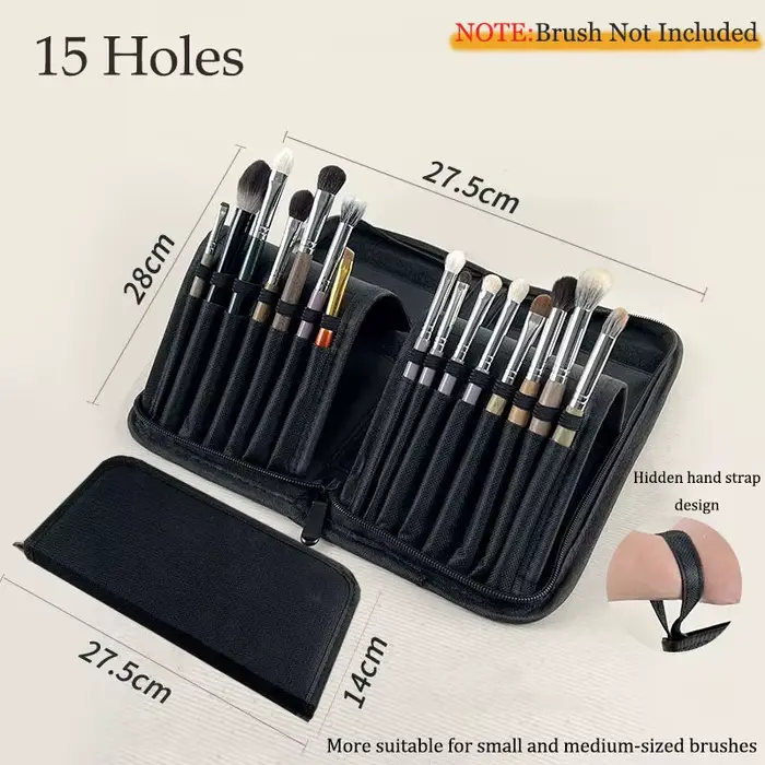 Sac de rangement multifonctionnel pour pinceaux de maquillage, trousse de maquillage pour artiste ma