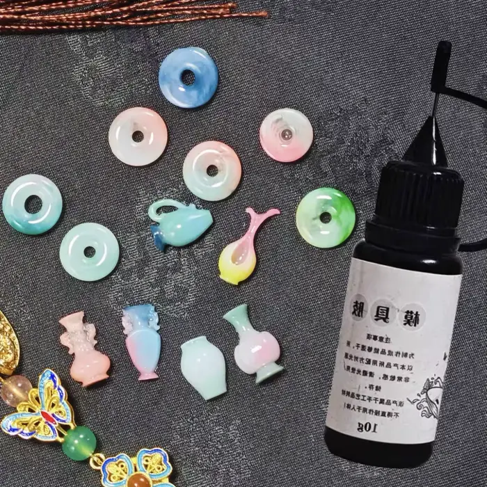Gel sculpté pour moule à ongles, gel UV, colle cristal, translucide, 3D, acrylique, ensemble d'outil