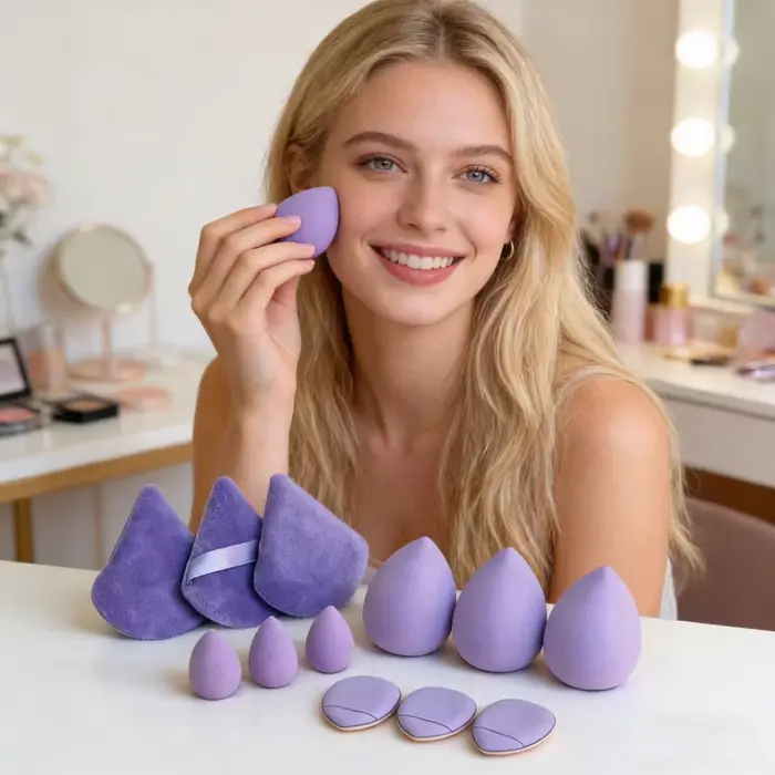 Ensemble d'éponges de maquillage polyvalentes