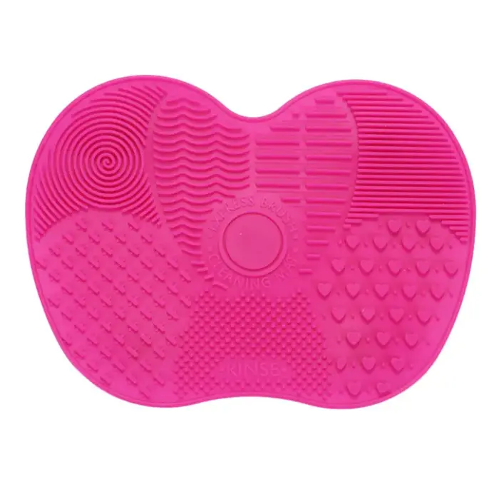 Tapis de nettoyage en silicone pour pinceaux de maquillage, outil de lavage pour pinceaux cosmétique