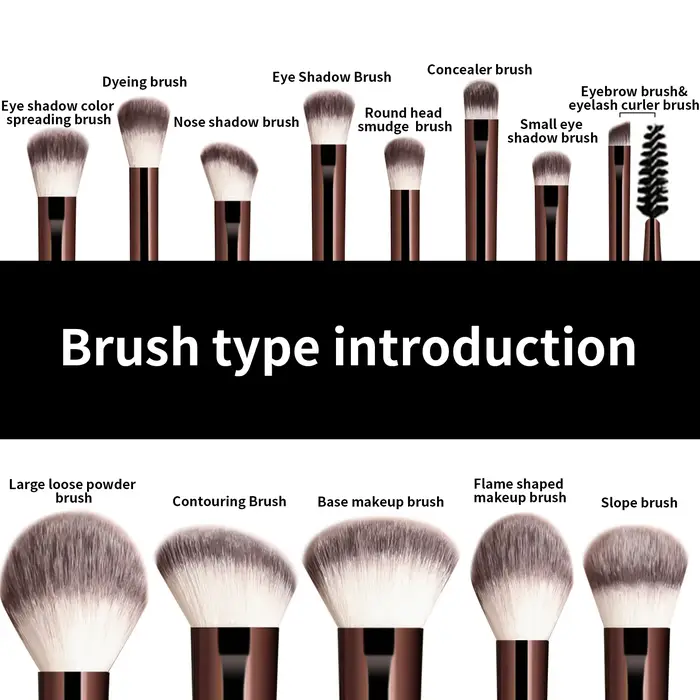 Ensemble de pinceaux de maquillage