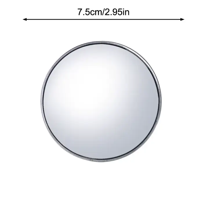 Miroir réfléchissant portable grand angle, miroir de voyage miniature rond, miroir sphérique, access