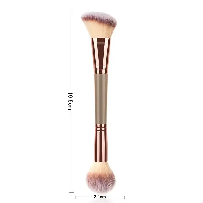Outil de maquillage cosmétique professionnel, Double tête, ombre multifonctionnelle, reflets, Blush,