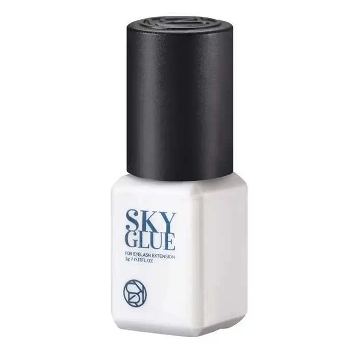 1 bouteille de colle SKY pour Extensions de cils 5ml Original Sky S + noir rouge bleu capuchon faux 