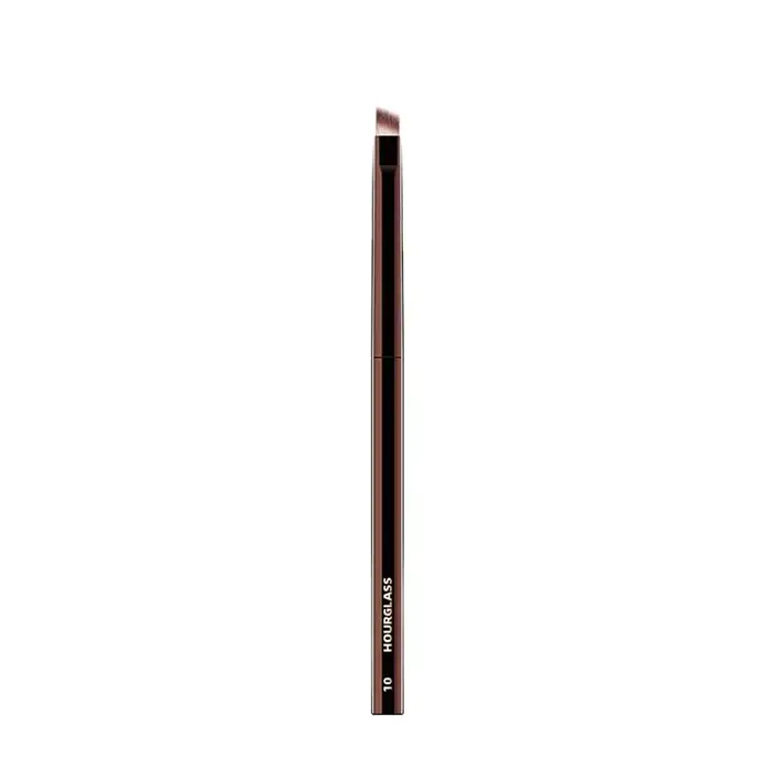 Pinceau de maquillage sablier-N°10 Eyeliner coudé/pinceau à sourcils fibre douce et respectueuse de 
