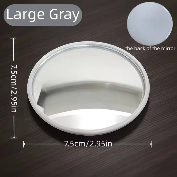 Miroir Rond Esthétique, Mini Miroir de Poche pour la Prise de Vue en Voyage, Outil Photo et Maquilla