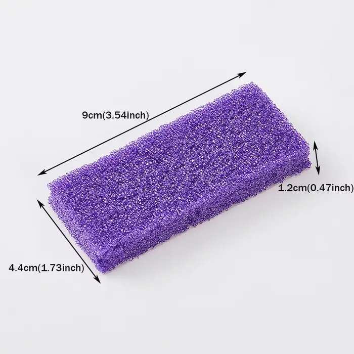 80 pcs/lot violet pied pierre ponce dissolvant de peau morte éponge pieds outils de soin