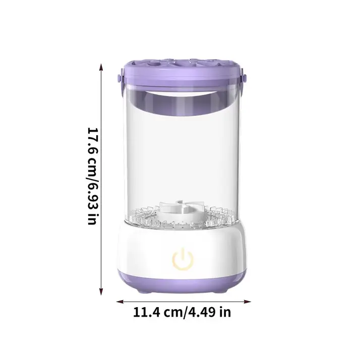 Nettoyeur de pinceaux de maquillage, laveur d'outils de maquillage, nettoyeur automatique de pinceau