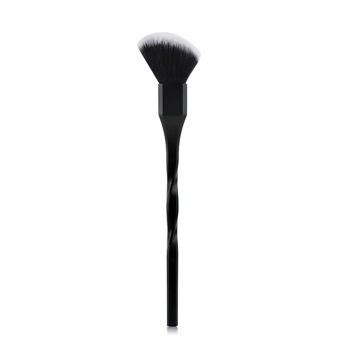 1 pièces spirale conception poignée en plastique beauté maquillage pinceaux cosmétiques poudre Blush