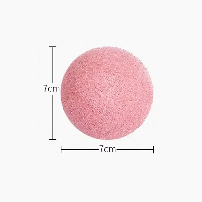 Éponge de lavage du corps Konjac bio doux, outils de soins de la peau, lavage du visage, bouffée de 