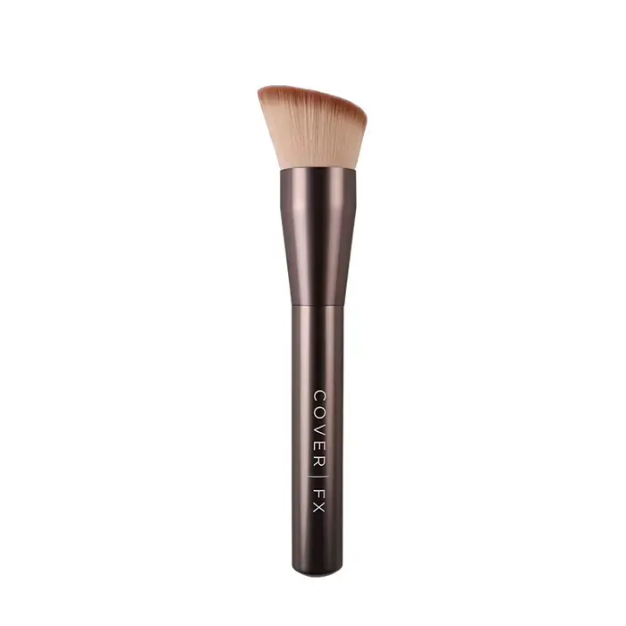 Pinceau de maquillage pour fond de teint unique, brosse à poudre en Fiber douce pour cheveux, outils