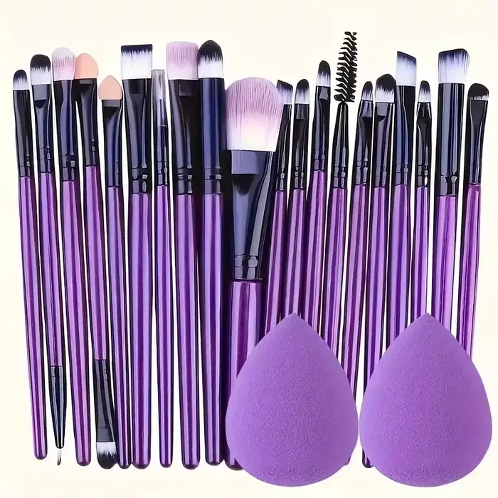 Ensemble de pinceaux de maquillage, 20 pièces, pour Eyeliner, mélange de pinceaux de maquillage pour