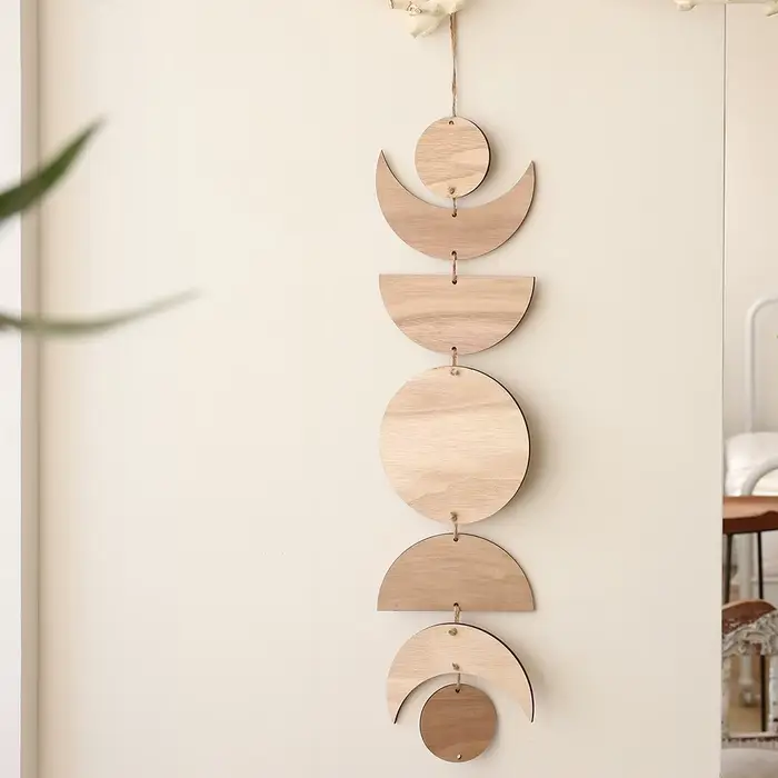 Miroir mural nordique minimaliste en acrylique soleil et lune, Style Ins tendance, décoration de mai
