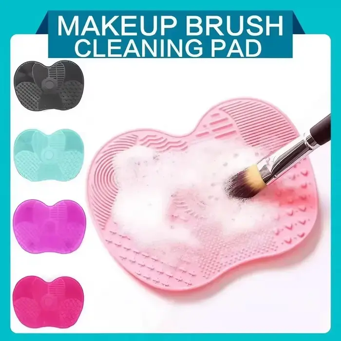 Tapis de nettoyage en silicone coloré pour pinceaux de maquillage