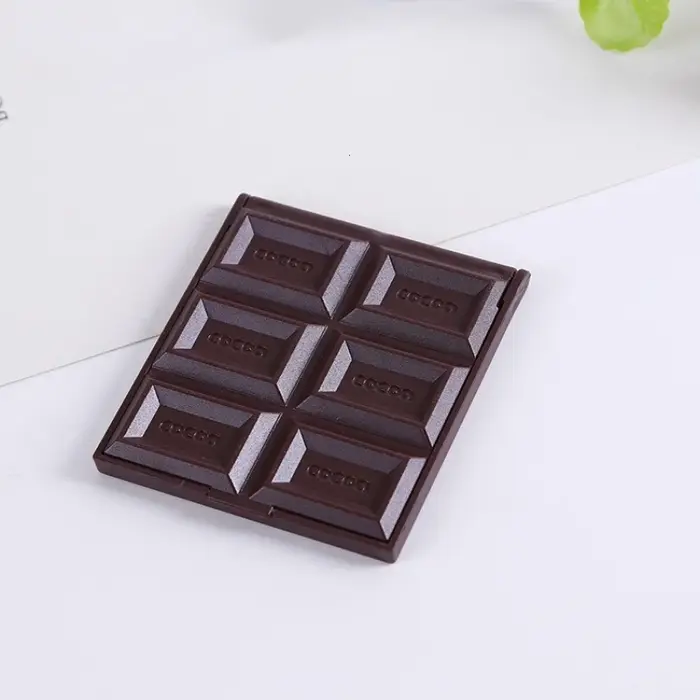 Miroir décoratif en chocolat, miroir de maquillage Kawaii en forme de chocolat, miroir de beauté de 