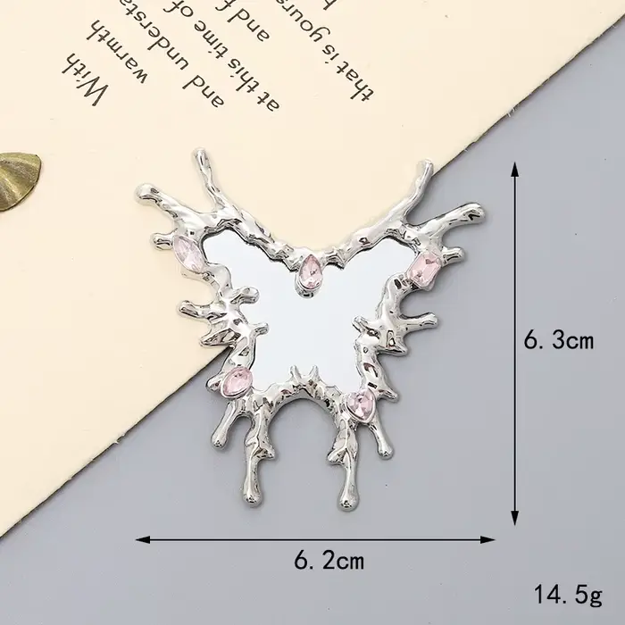 Miroir de maquillage liquide accessoire réflecteur haut de gamme pour la beauté quotidienne romantiq