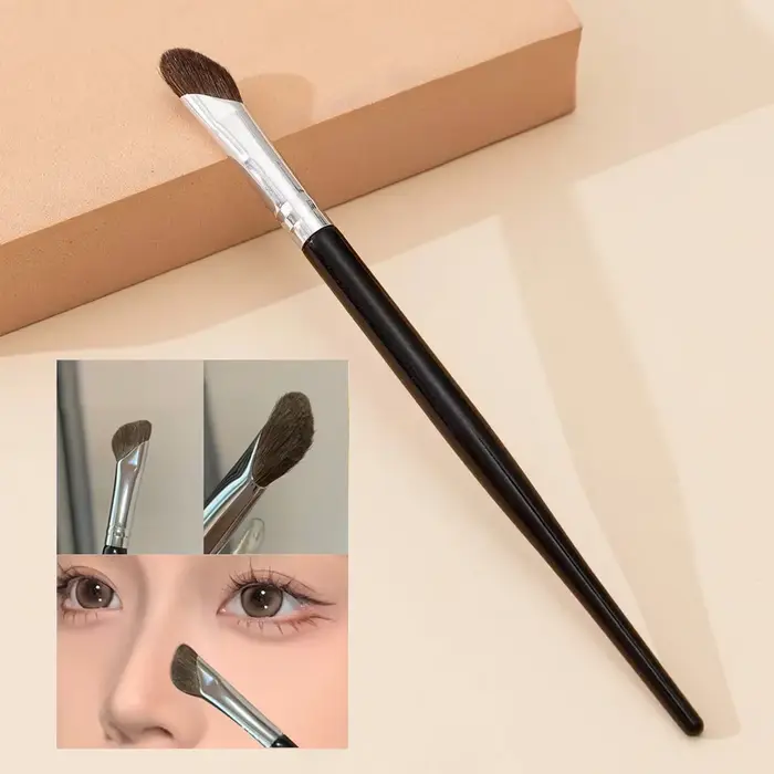 Pinceau ombre de nez de Contour 3D-baguette d'eye-liner coudée, voyage Portable, pinceau de maquilla
